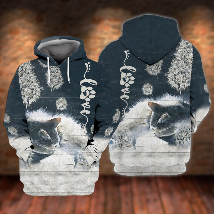 FUNSTUFFPRINT Cat Sleeping 3D Shirts Design   3D Hoodie and Zip Hoodie