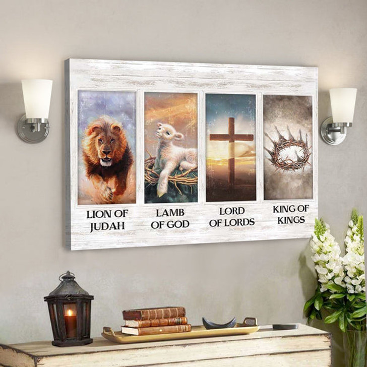 God Canvas - Bible Verse Canvas - Lamb Of God - Special Christian Canvas - Scripture Canvas - Ciaocustom