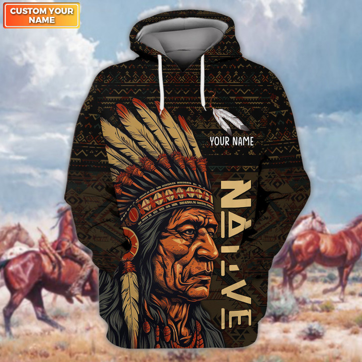 FUNSTUFFPRINT Custom   Native America Shirt For Him, Women Native Pride  3D Hoodie and Zip Hoodie