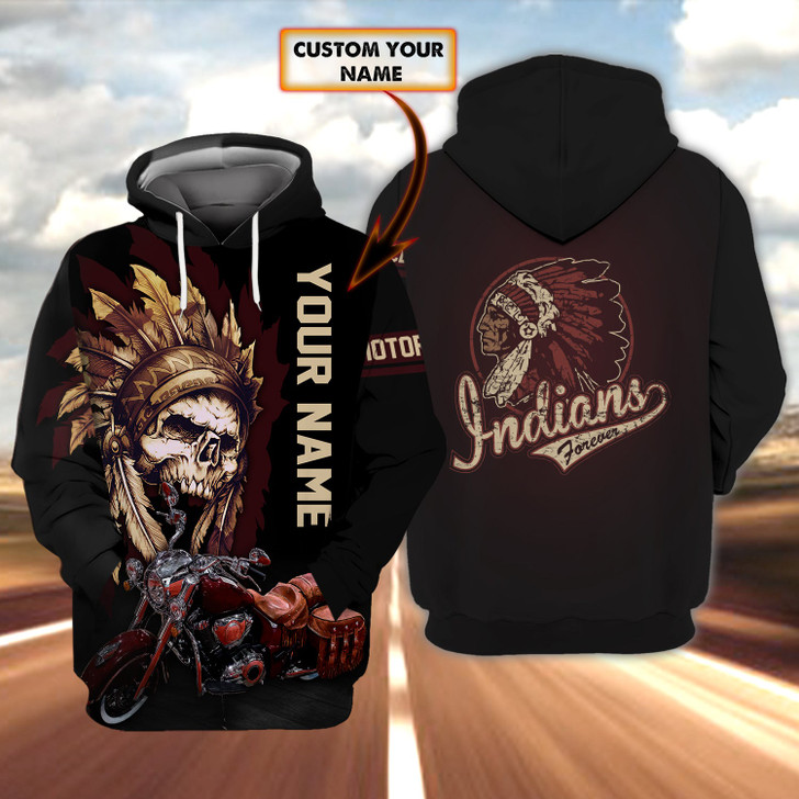 FUNSTUFFPRINT Blue & Red Fire Trucker   3D Hoodie and Zip Hoodie