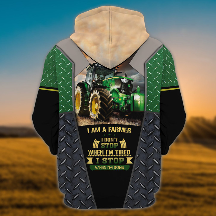 FUNSTUFFPRINT  Farm - Personalized Name 3D Hoodie and Zip Hoodie