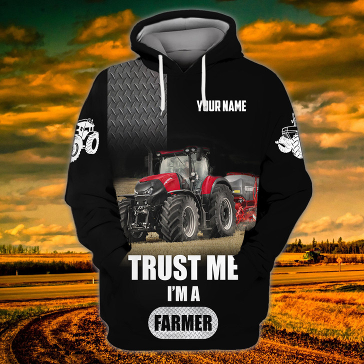FUNSTUFFPRINT Farm - Personalized Name   3D Hoodie and Zip Hoodie