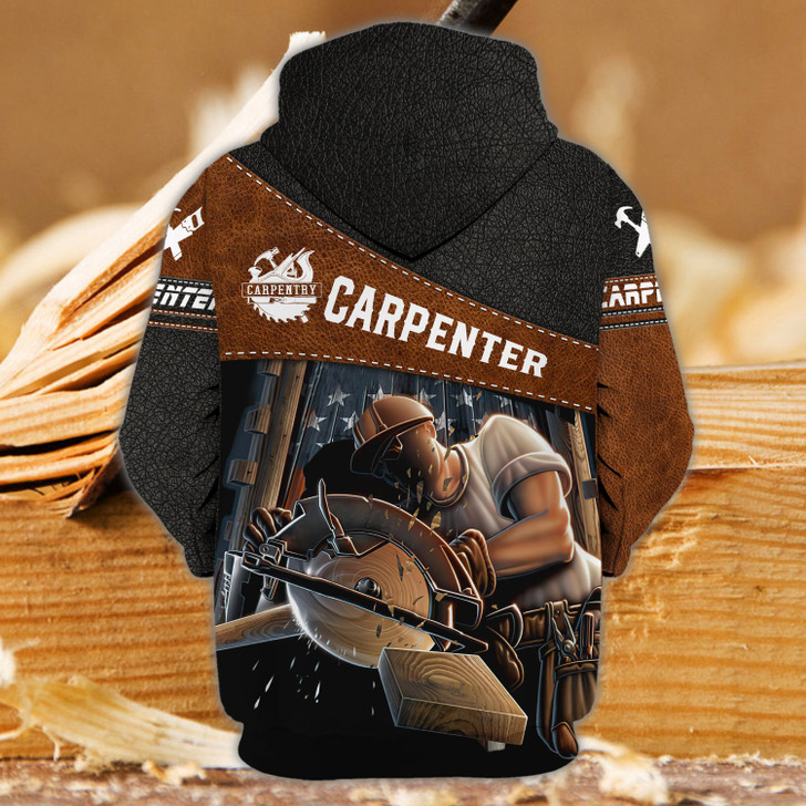 FUNSTUFFPRINT Carpenter - Personalized Name- dat93 3D Hoodie and Zip Hoodie
