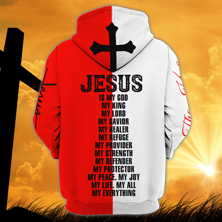 FUNSTUFFPRINT  Personalized Name  Child of God - 3D Hoodie and Zip Hoodie