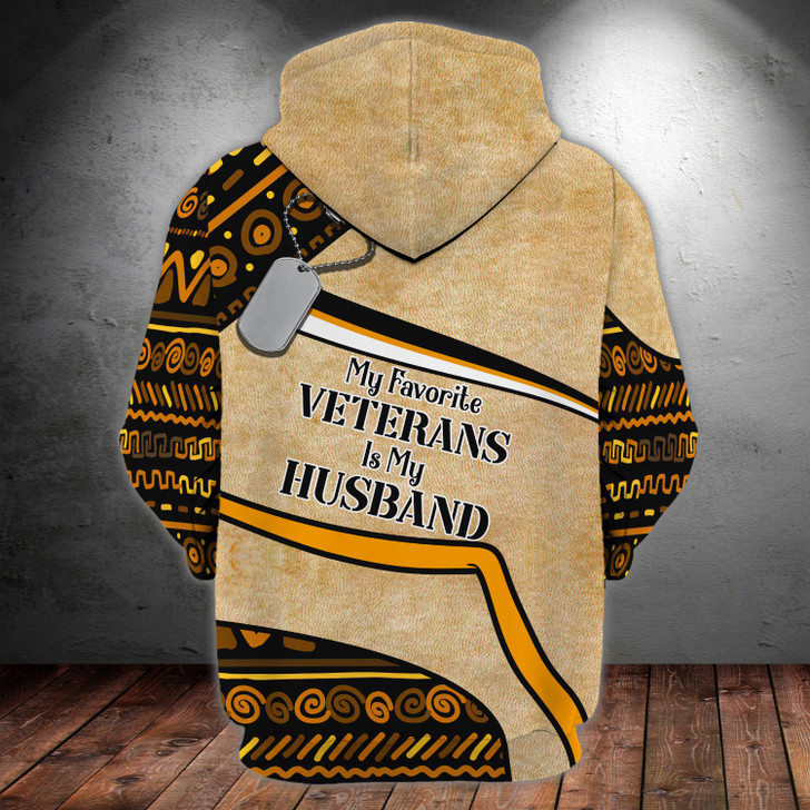 FUNSTUFFPRINT- Veteran's Wife Tv- Personalized Name 3D Hoodie and Zip Hoodie