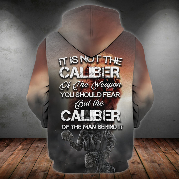 FUNSTUFFPRINT Veteran279 - Personalized Name  3D Hoodie and Zip Hoodie