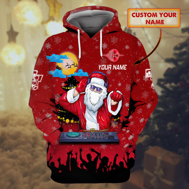 FUNSTUFFPRINT DJ 01 - Personalized Name   3D Hoodie and Zip Hoodie