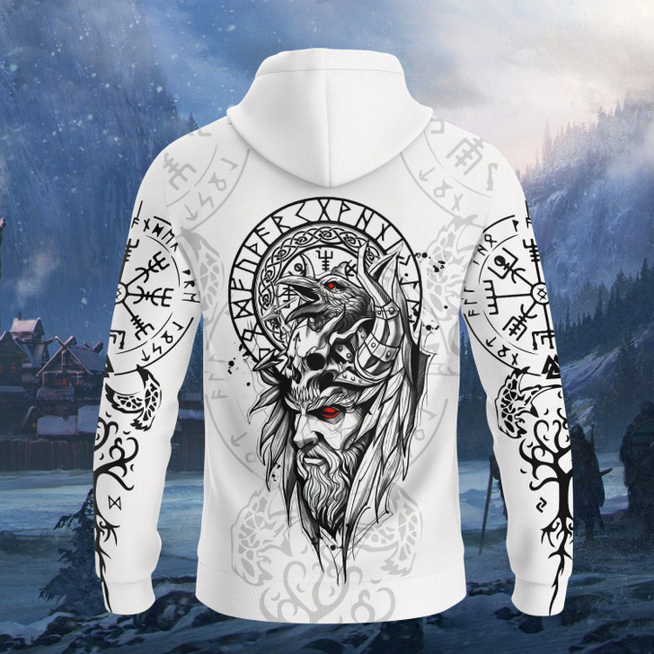 FUNSTUFFPRINT Viking 02 3D Hoodie and Zip Hoodie