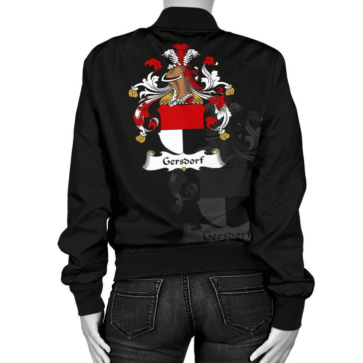 FUNSTUFFPRINTINT Gersdorf Germany Men’s Bomber Jacket – German Family Crest A7  3D Bomber Jacket