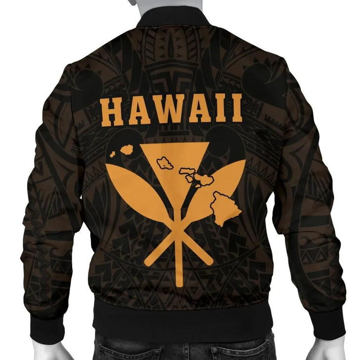 FUNSTUFFPRINTINT Hawaii Kakau Makau Fish Hook Kanaka Map Men’s Bomber Jacket Polynesian – AH – J6  3D Bomber Jacket