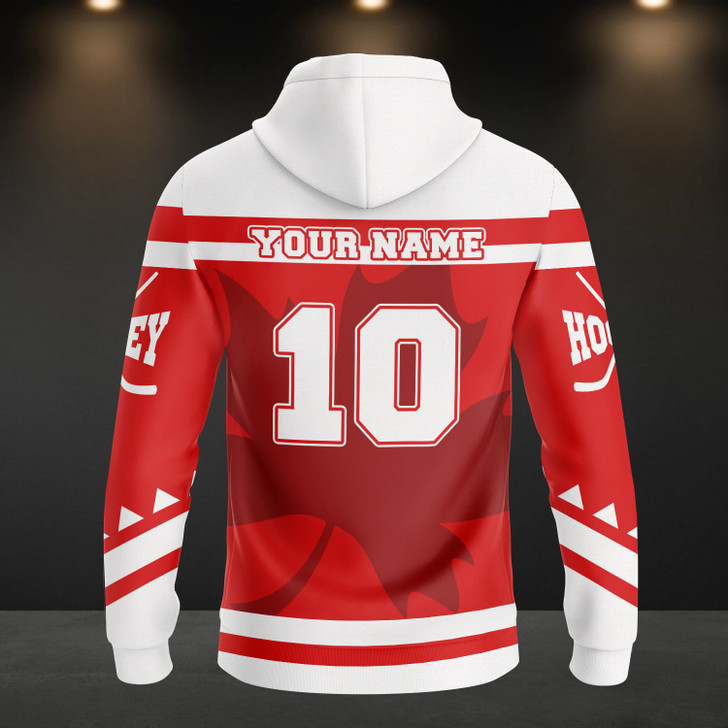 FUNSTUFFPRINT  Hockey Beaver Canada, Personalized 3D Shirt 3D Hoodie and Zip Hoodie