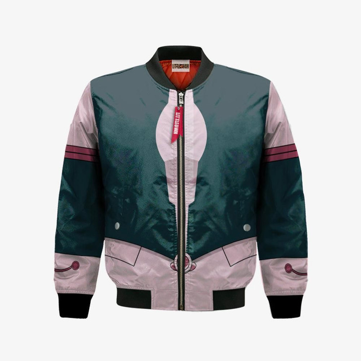 FUNSTUFFPRINTINT Ochako Uraraka Bomber Jacket Custom My Hero Academia Cosplay Costumes 3D Bomber Jacket