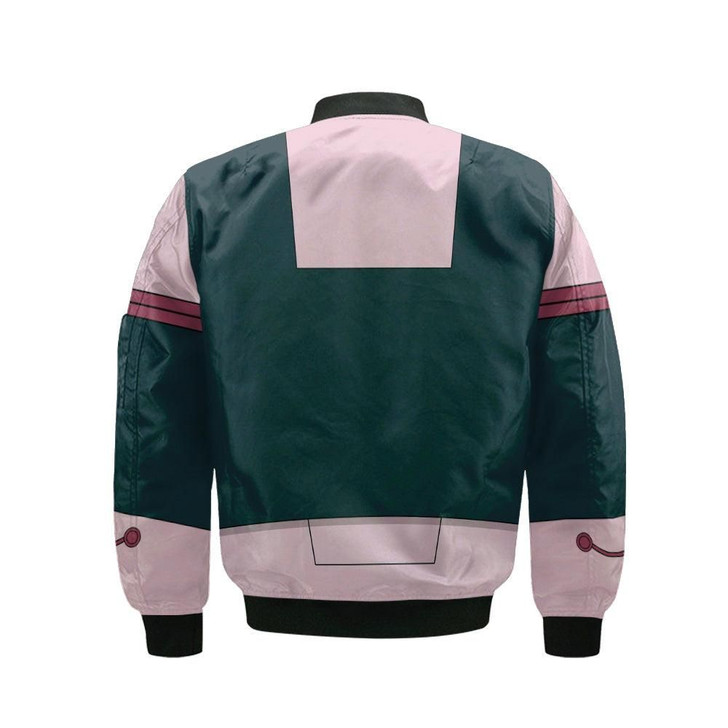 FUNSTUFFPRINTINT Ochako Uraraka Bomber Jacket Custom My Hero Academia Cosplay Costumes 3D Bomber Jacket