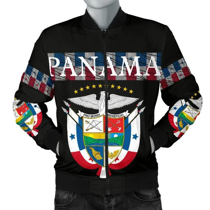 FUNSTUFFPRINTINT Panama-United Men’s Bomber Jacket A27 3D Bomber Jacket
