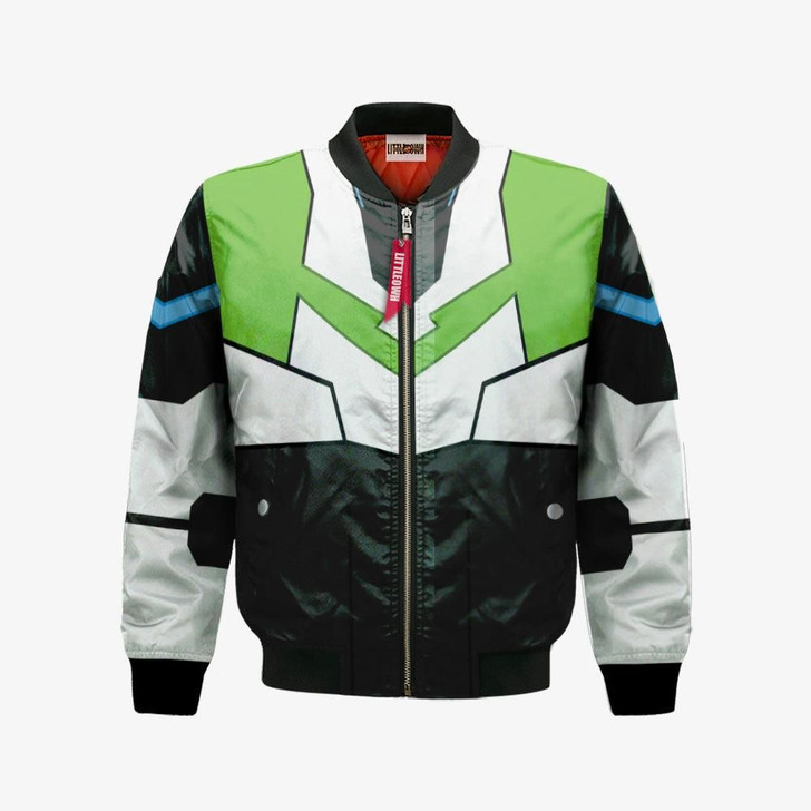 FUNSTUFFPRINTINT Pidge Bomber Jacket Custom Voltron Legendary Defender Green Cosplay Costumes 3D Bomber Jacket