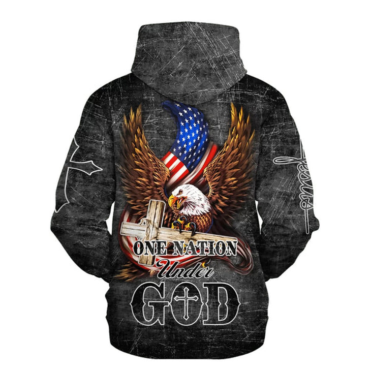 FUNSTUFFPRINT 3D Rose Faith Hoodie - Men & Women Christian 3D Hoodie and Zip Hoodie