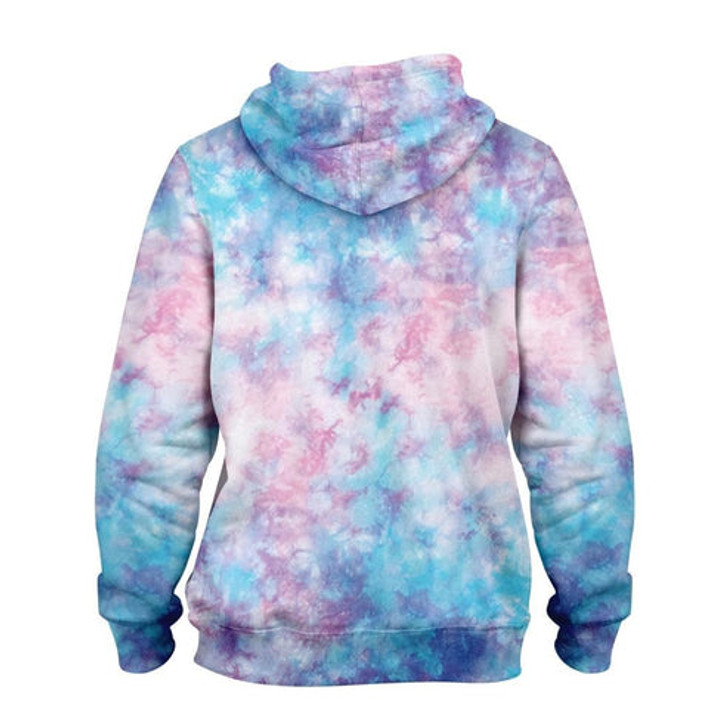 FUNSTUFFPRINT 3D Christmas Santa Pattern Tie Dye All Over 3D Hoodie and Zip Hoodie