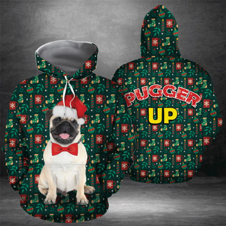FUNSTUFFPRINT 3DRed Wine Christmas All Over 3D Hoodie and Zip Hoodie