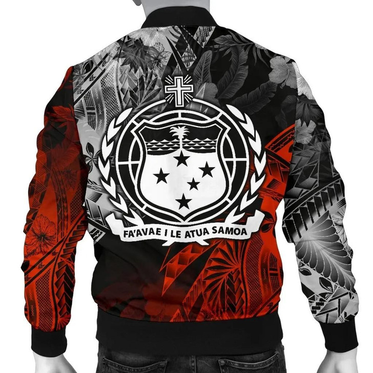FUNSTUFFPRINTINT  Samoa Polynesian Men’s Bomber Jacket – Vintage Polynesian Style – BN15 3D Bomber Jacket
