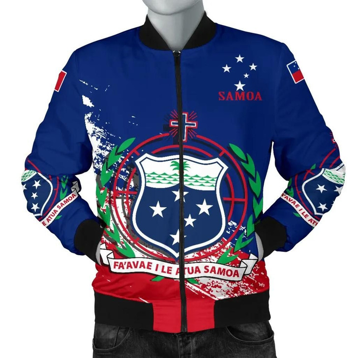 FUNSTUFFPRINTINT  Samoa Special Men’s Bomber Jacket A5 3D Bomber Jacket