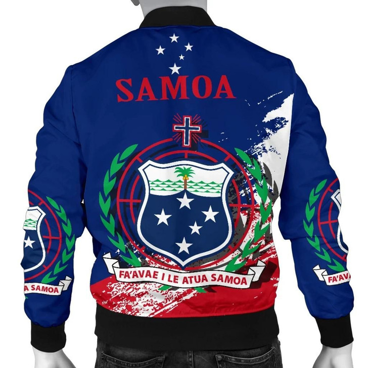 FUNSTUFFPRINTINT  Samoa Special Men’s Bomber Jacket A5 3D Bomber Jacket