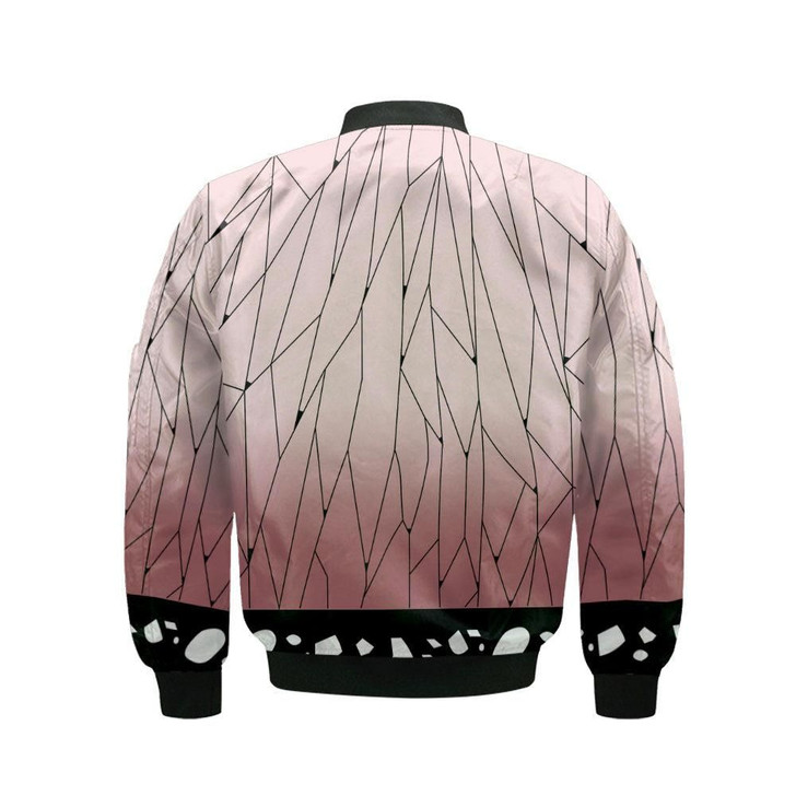 FUNSTUFFPRINTINT  Shinobu Bomber Jacket KNY Cosplay 3D Bomber Jacket