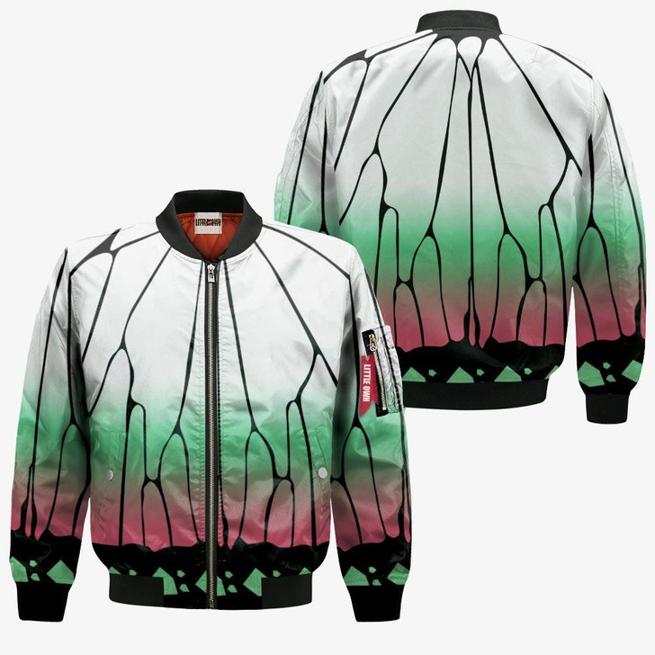 FUNSTUFFPRINTINT  Shinobu Kocho bomber Jacket KNY Cosplay 3D Bomber Jacket