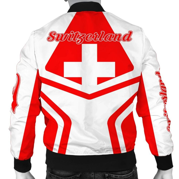 FUNSTUFFPRINTINT Switzerland Coat Of Arms Men Bomber Jacket My Style J75 3D Bomber Jacket
