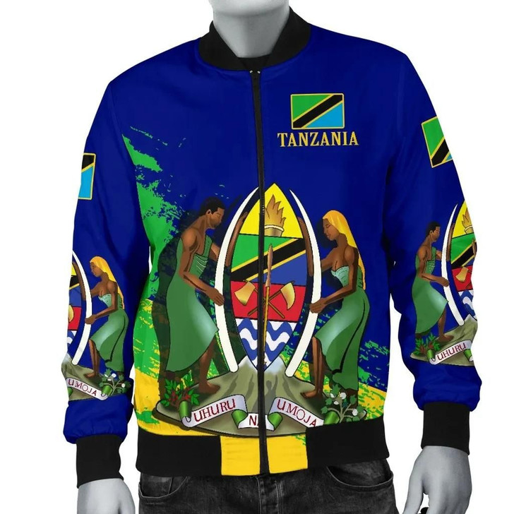 FUNSTUFFPRINTINT Tanzania Special Men’s Bomber Jacket A7 3D Bomber Jacket