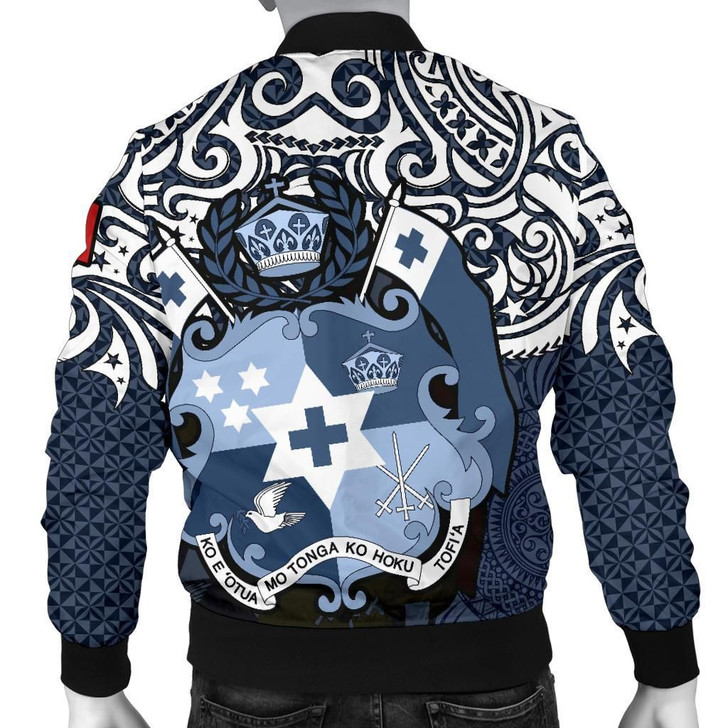 FUNSTUFFPRINTINT Tonga Polynesian Bomber Jacket (Men) – Tongan Pride (Blue) – BN15  3D Bomber Jacket
