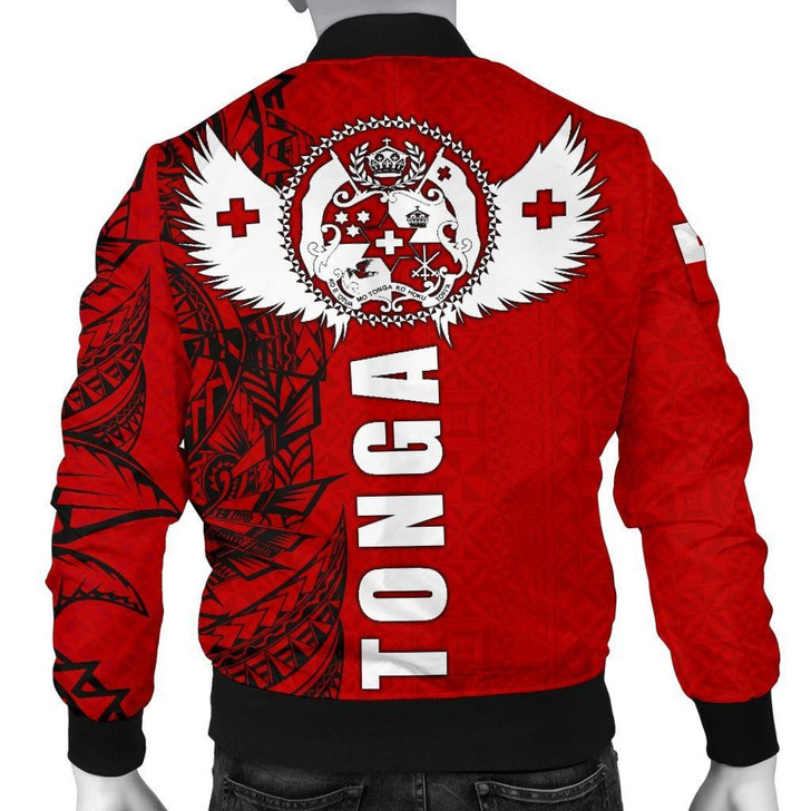 FUNSTUFFPRINTINT Tonga Polynesian Men’s Bomber Jacket – Tonga Wings – BN15  3D Bomber Jacket