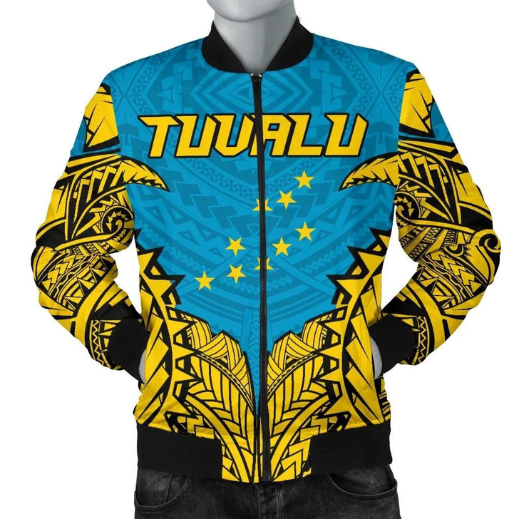 FUNSTUFFPRINTINT Tuvalu Premium Men’s Bomber Jacket A7  3D Bomber Jacket