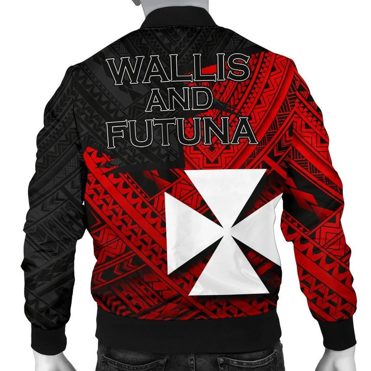 FUNSTUFFPRINTINT Wallis and Futuna Men’s Bomber Jacket – HOME A7 3D Bomber Jacket