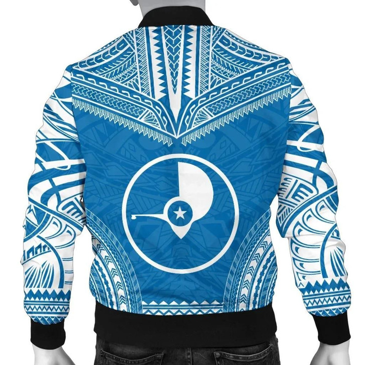 FUNSTUFFPRINTINT Yap Flag Polynesian Chief Men’s Bomber Jacket – Bn10 3D Bomber Jacket