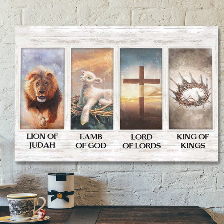 God Canvas - Bible Verse Canvas - Lamb Of God - Special Christian Canvas - Scripture Canvas