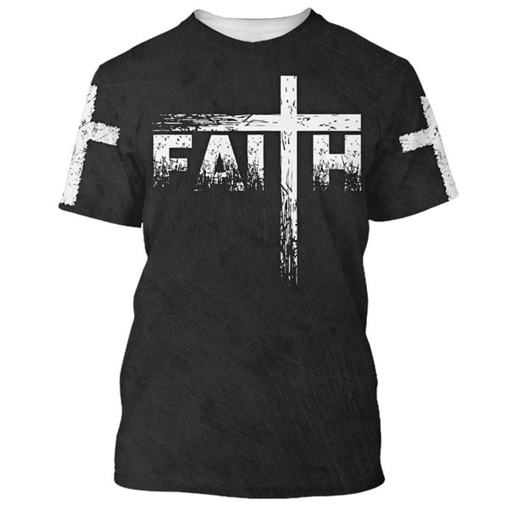 FUNSTUFFPRINT Faith Way Maker Miracle Worker 3D All Over Printed Shirt for Men and Women 3D T-shirt