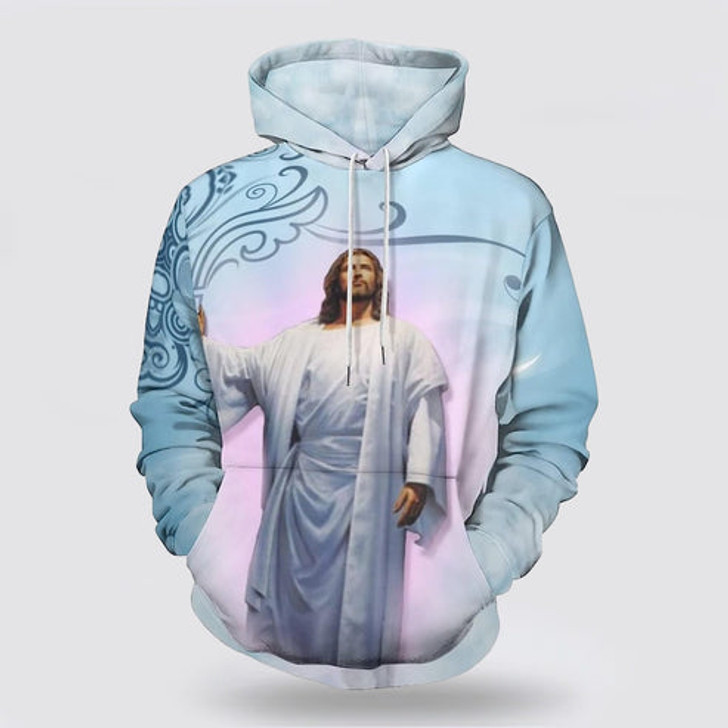 FUNSTUFFPRINT 3D Jesus He Lives 3D Hoodie and Zip Hoodie