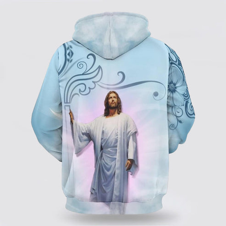 FUNSTUFFPRINT 3D Jesus I Would Rather Stand With God 3D Hoodie and Zip Hoodie