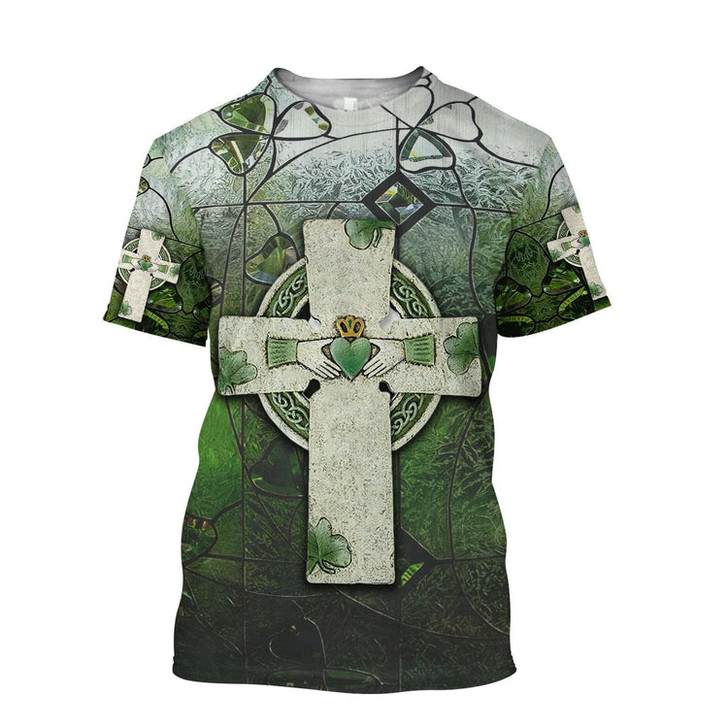 FUNSTUFFPRINT Dilypod Irish St. Patrick's Day 3D Shirt for Men and Women, St Patrick's Day Shirt, Irish Shirt, Lucky Shirt, Drinking Shirts 3D T-shirt