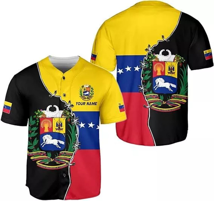 Custom Venezuela Baseball Jersey, Venezuela Shirt, Venezuelan Jers