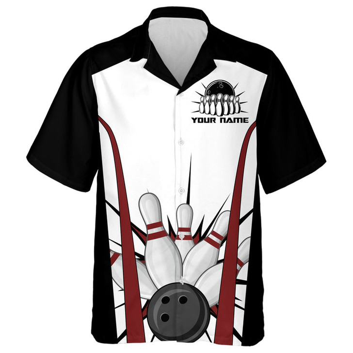 Custom Funny Hawaiian Bowling Shirt for Men Women, Custom Name Bowlers Jersey, Bowling Excuses 3D Print