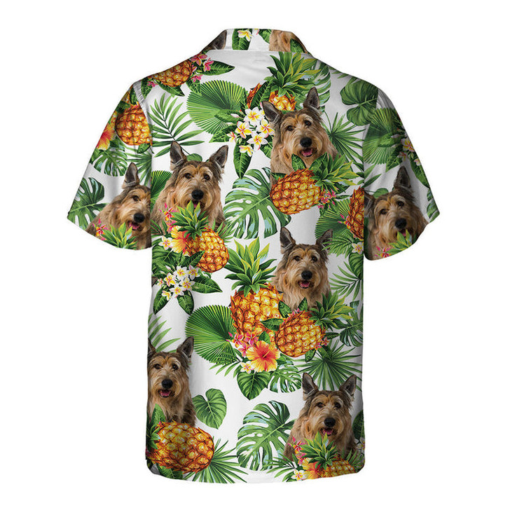 Berger Picard Tropical Pattern Hawaiian Shirt, Dog Hawaiian Shirt, summer gift for men and women
