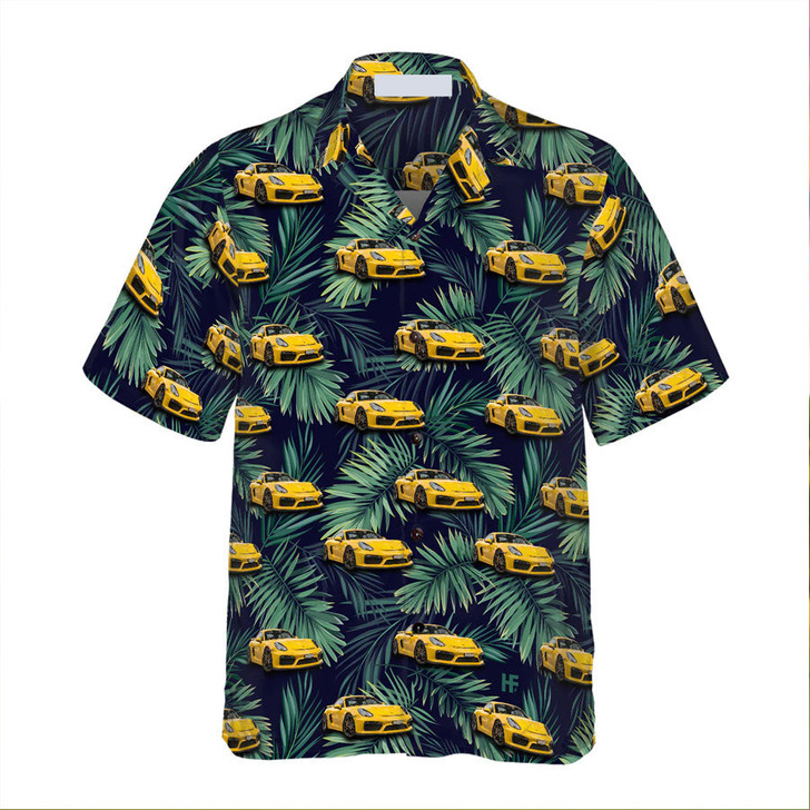 Custom Tropical Car Hawaiian Shirt, Summer gift Hawaiian Shirt For Men
