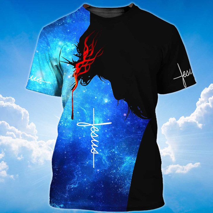 FUNSTUFFPRINT Coolspod 3D Jesus T Shirt Jesus Let Your Faith Be Bigger T Shirt 3D T-shirt