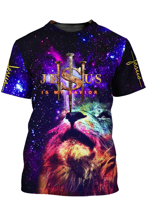 FUNSTUFFPRINT 3D All Over Print Jesus Is My Savior T Shirt Coolspod 3D T-shirt