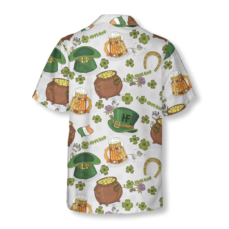 Happy Saint Patrick's Day Ireland Proud Pattern 2 Hawaiian Shirt