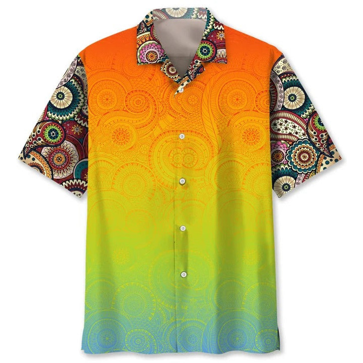Hippie Bohemian Hawaii Shirt, 3D All Over Print Hawaiian Hippie Shirt, Hippie Gifts For Him, Her, Hawaiian Hippie
