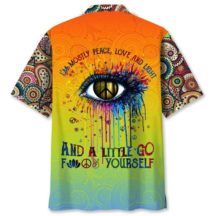 Hippie Bohemian Hawaii Shirt, 3D All Over Print Hawaiian Hippie Shirt, Hippie Gifts For Him, Her, Hawaiian Hippie