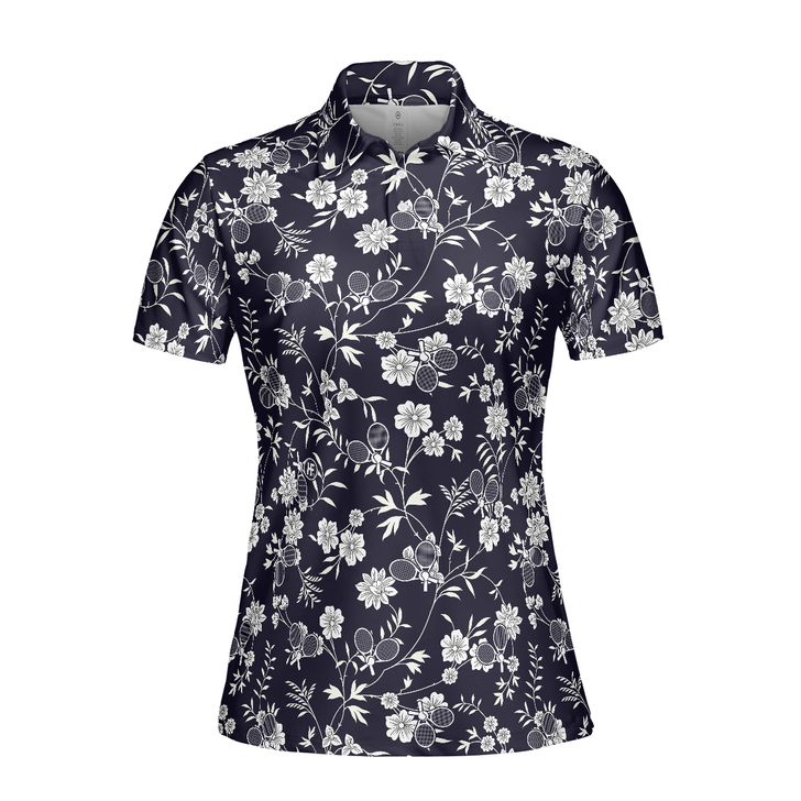 Elegant Tennis Polo Shirt For Women, Short Sleeve Women Polo Shirt, Tennis Polo For Ladies, Best Gift For Tennis Lovers