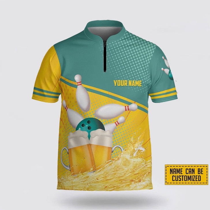 Custom Personalized Bowling For The Beer Bowling Jersey Shirt – Perfect Gift for Bowling Fans